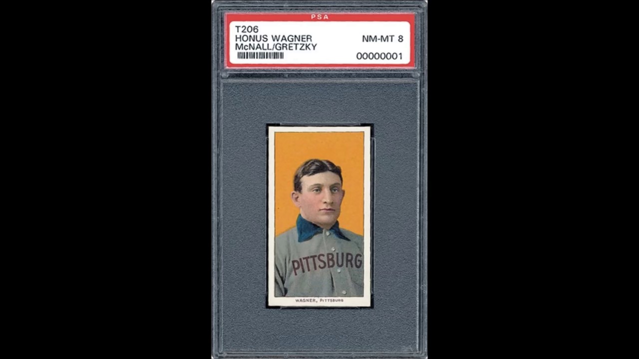 Honus Wagner 1909-1911 T206 World'S Most Expensive Baseball Card Gretzky