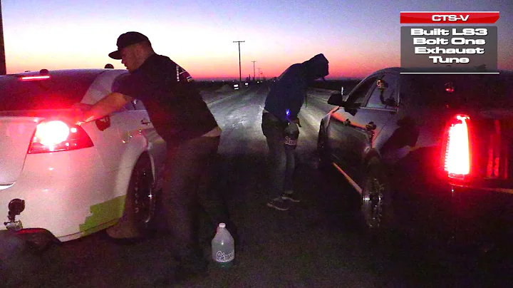 Supercharged Pontiac G8 vs Cadillac CTS-V