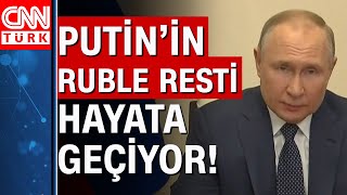 Putin, Kararnameyi Imzaladı Rusyadan Ruble Resti Rusyaya Gaz Ödemesi Rubleyle Yapılacak