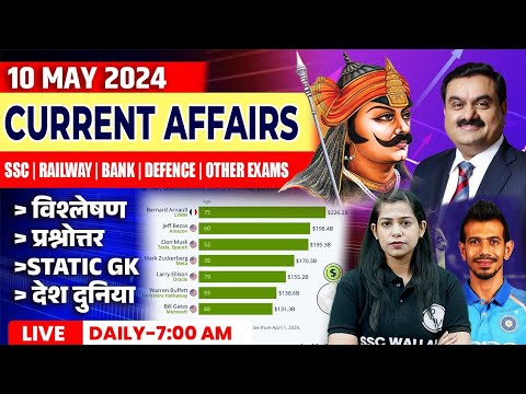 10 May Current Affairs 2024 | Current Affairs Today | Daily Current Affairs | Krati Mam