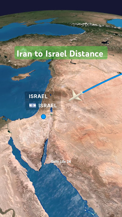 Iran to Israel Distance #tehran
