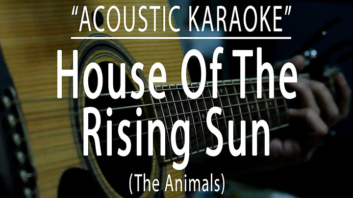 The House of the Rising Sun Unplugged version - Unplugged performance video thumbnail