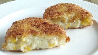 Sweet Corn Creamy Croquettes with No Potatoes | Croquettes Recipe