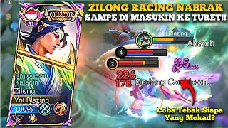 DUA GAME ZILONG RACING NABRAK HERO KERAS SORA BADANG X TERIZLA BADANG!! SAMPE DI MASUKIN KE TURET!!😈