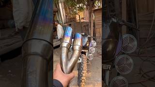 akrapovic exhaust #shortsviral #splendor #modified