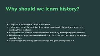 Reasons For Studying History By History Assignment Help Providers