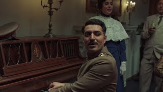 همخوانی اشکان خطیبی (شیرزاد ملک) با غزل شاکری (فهیمه اکبر) در سریال خاتون