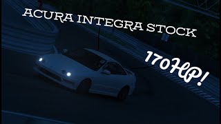 Acura Integra GS-R. Nürburgring Run With Eurobeat!