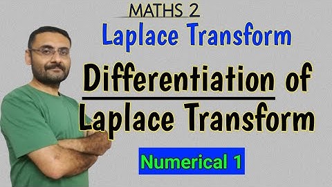 Differentiation Of Laplace Transforms | Problem 1 | Laplace Transform | Engineering Mathematics