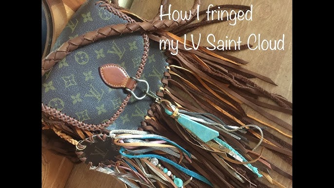How I fringed my Louis Vuitton Saint Cloud GM 