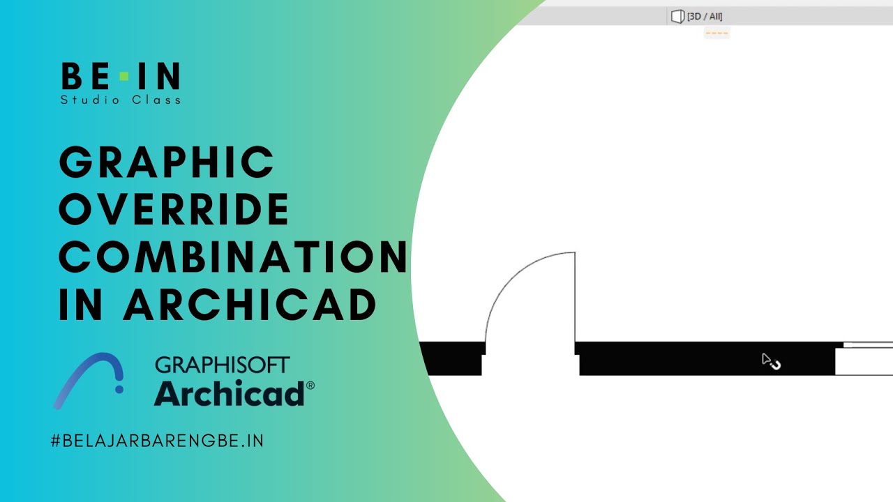tutorial-archicad-graphic-override-combination-mengatur-tampilan-atau