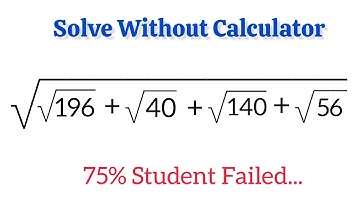 Amazing Square Root Simplification | Maths Question | No Calculator 🛑