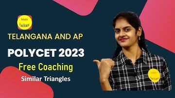 Polycet 2023 Free Coaching| Class 10| Similar Triangles | Telangana |AP