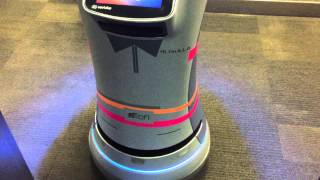 Aloft hotel robot butler that brings you room service.