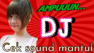 Dj terbaru cek sound andalan || lingsir wengi || mantul