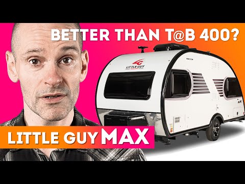Small Travel Trailer with Bathroom: Huge Storage in Little Guy Max vs. T@B 400 Teardrop Trailers
