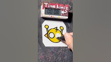 【ASMR】Drawing Simon(Sprunki Pyramixed) in 40 Sec