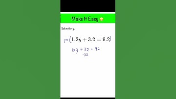 How To Solve Linear Equation With Decimal | Algebra