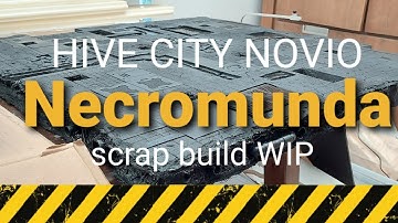A true HIVE CITY in the making! Scrap building a Necromunda vertical playing table - WIP SLIDESHOW