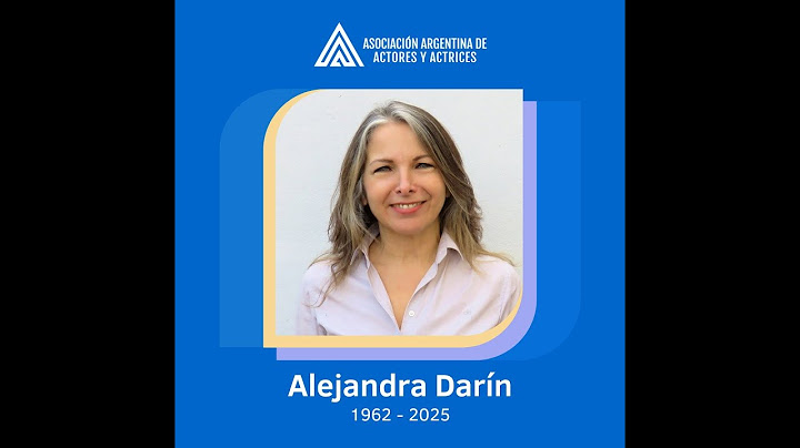 Falleció Alejandra Darín