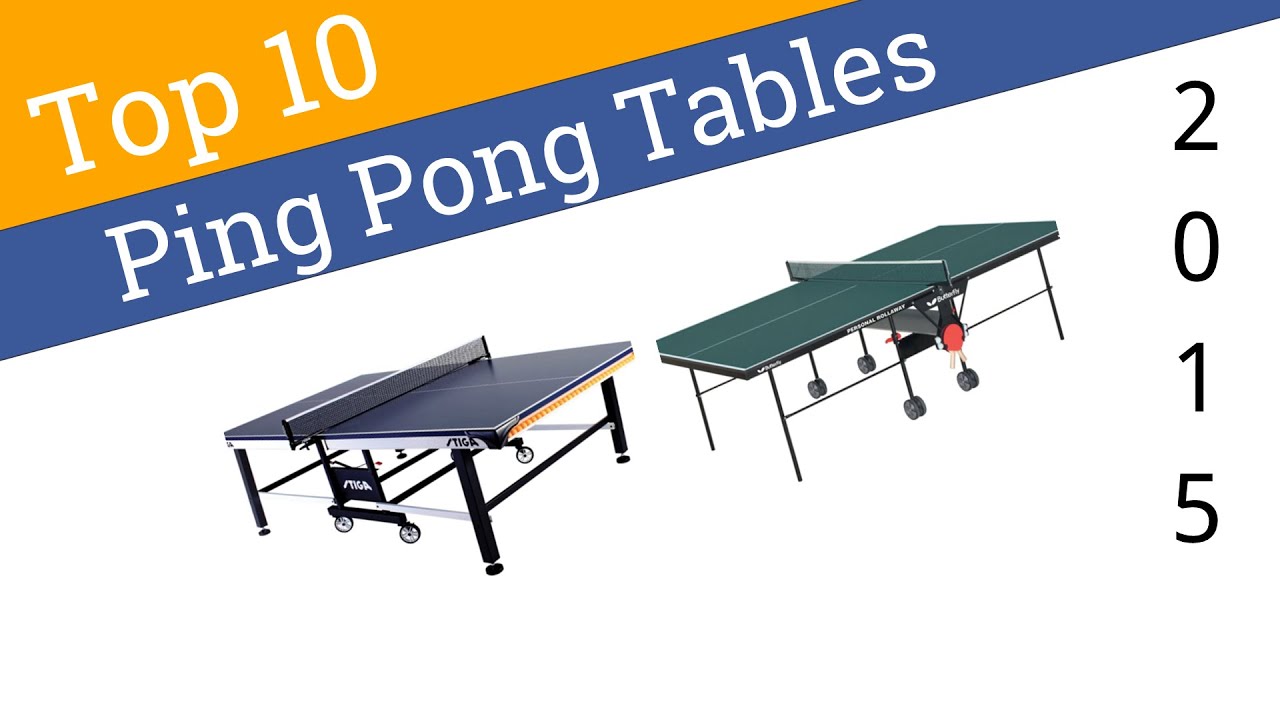 10 Best Ping Pong Tables 2015 YouTube