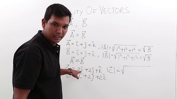 Electro Magnetics Theory - Vector Equality