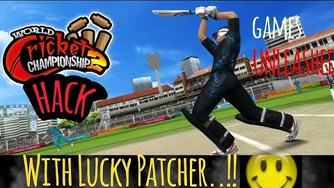 How to hack world cricket championship 2(wcc2) with lucky patcher....for root and non rooted users
