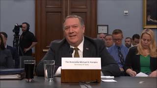 [US] Sec. of State Mike Pompeo gets questioned on 2020 budget request in House Appropriations Cmt.