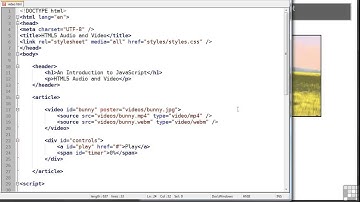 Javascript Programming Tutorial | Audio and Video HTML5 APIs