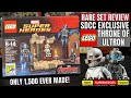 RARE LEGO THRONE of ULTRON SDCC Exclusive: Full History and REVIEW