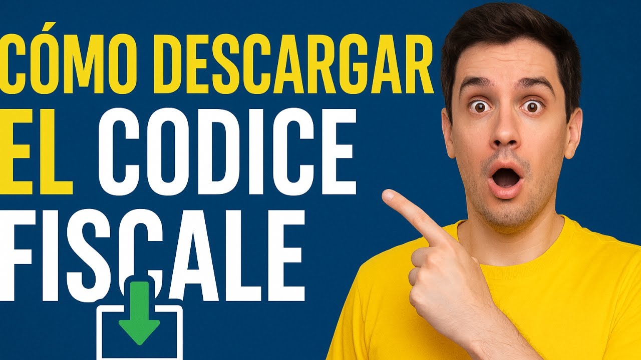 📝 Cómo Descargar el Codice Fiscale Italiano Rápido y Gratis Guía Paso a ...