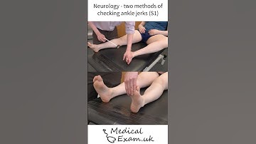 Neurology examination - reflexes - ankle jerks #paces #neurology