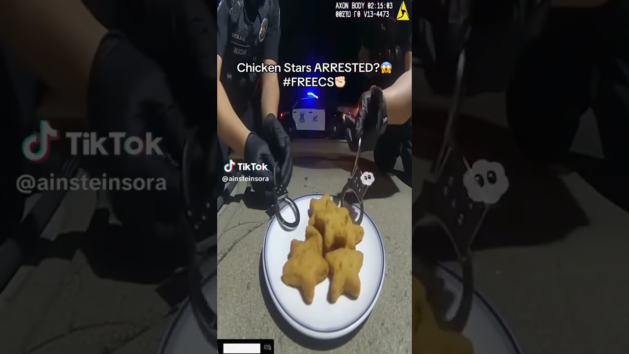 CHICKEN STARS ARRESTED