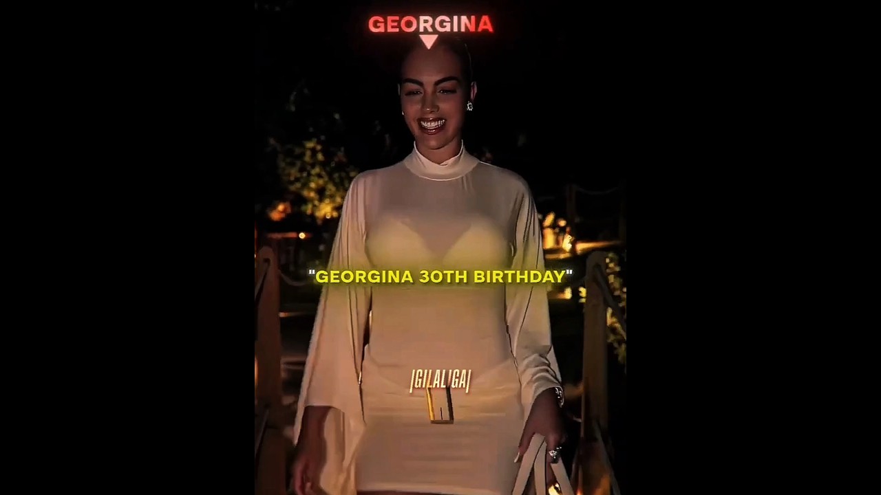 Моменты 30-летия и 28-летия Джорджины 😱 