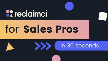 Reclaim.ai for Sales Pros | Smart Scheduling for Sales Teams