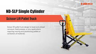 NIDO Scissor Lift Pallet Truck | Lift Pallets to 800 mm