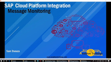 #SAP CPI Message Monitoring| #SAP Cloud Platform Integration Training | Anubhav Trainings
