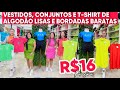 😍NOVIDADES/ AMEIIII - T-SHIRT, VESTIDOS E CONJUNTOS LINDOS SUPER BARATOS NA 44 - De R$16 a R$40🎉