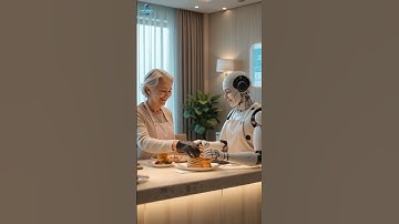 Graceful Mornings: Life with Loving AI#FutureRoboHub #AI #Robotics #TechInnovation