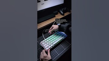 MonsGeek FUN60 Ultra TMR Keyboard with 0.01mm RT for ultra-fast gameplay — shared by @ninkevdo.