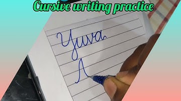 Name writing in cursive#learncursivewriting#how to write name in cursive for beginners#beginnerguide