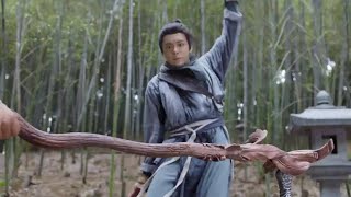 Martial Arts Film | A skilled elderly woman is defeated easily by a lad with a dragonslaying blade.