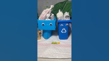 How to make Trash Bags for Toy Garbage Truck #gogarbage