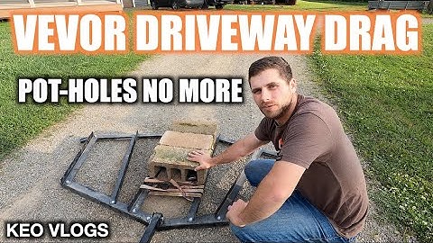 Vevor Driveway Drag To Fix Pot-Holes