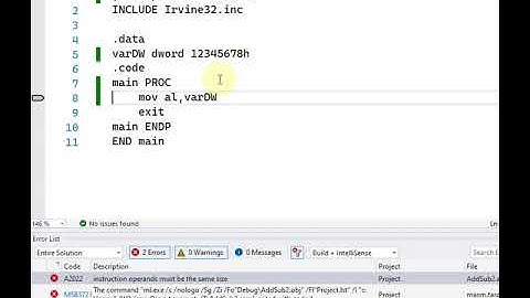 PTR Operator | Assembly language