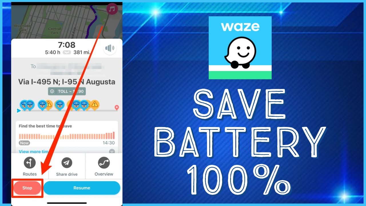 Turn Off Waze App To Save Battery Life 2021