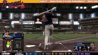 Mlb The Show 24 Atlanta Braves At Arizona Diamondbacks Game 91