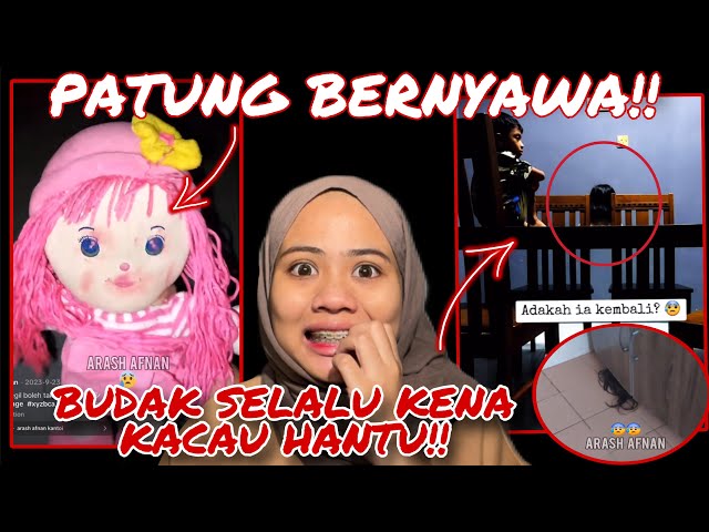 PATUNG NI BERNYAWA KACAU BUDAK KECIK ‼️MAIN DGN HANTU RAMBUT PANJANG!! class=