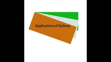 Applications of Op Amp Part 2