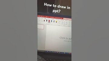 Learn how to draw in the Microsoft PowerPoint presentation! ✌🏻#ppt #powerpoint #whiteboard #draw